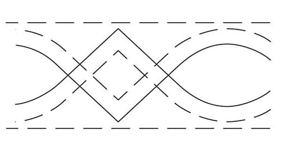 Quilt Pattern On A Roll Borders Made Easy Pattern 112 - 5 Inch By 26 Feet