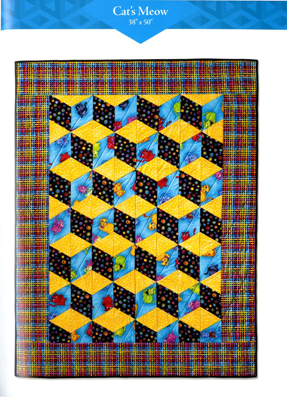 Abc 3-D Tumbling Blocks and More Quilt Pattern Book by Marci Baker for C&T Publishing