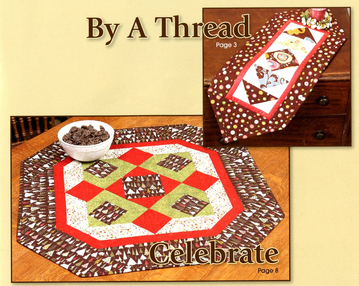 Runners, Etc. Quilt Pattern Book by Kathryn Squibb of Gathering Friends