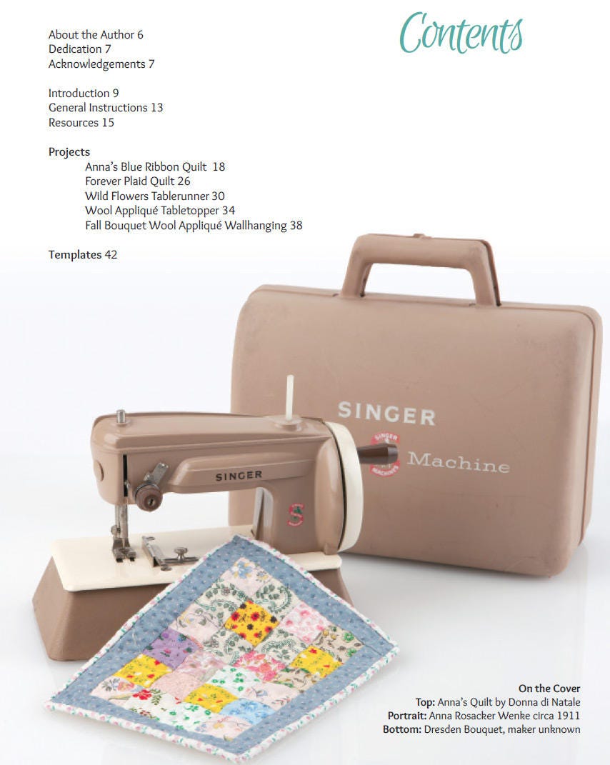 Anna's Quilt Pattern Book by Donna Di Natale for Kansas City Star Quilts