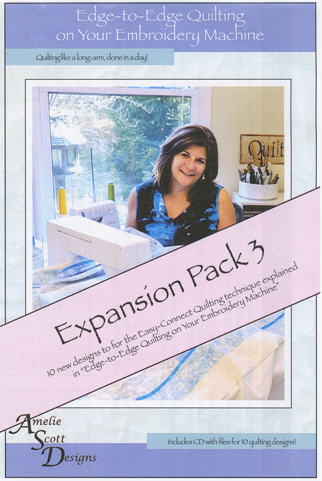 Edge To Edge Quilting On Your Embroidery Machine Expansion Pack 3