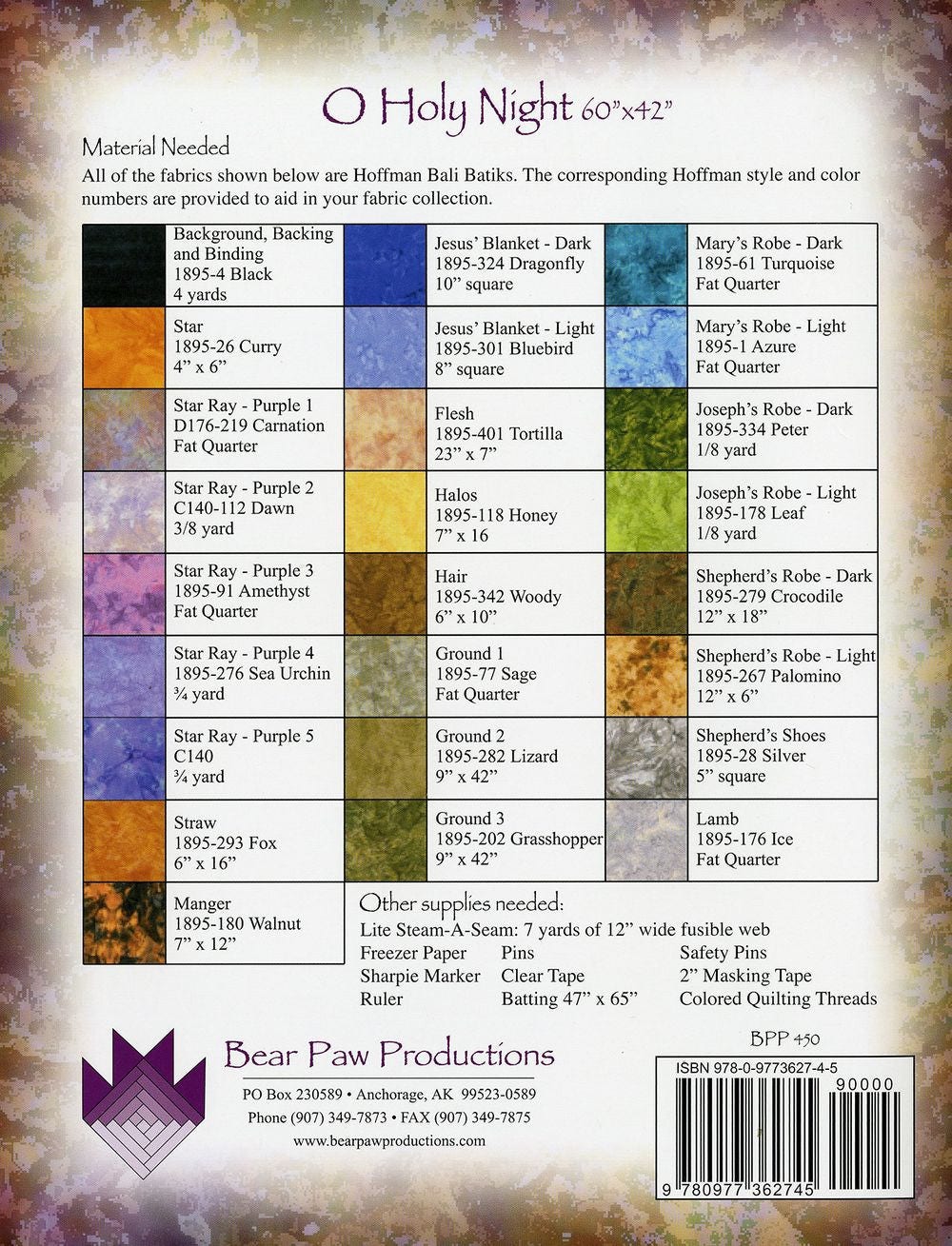 O Holy Night by Brenda Henning of Bear Paw Productions