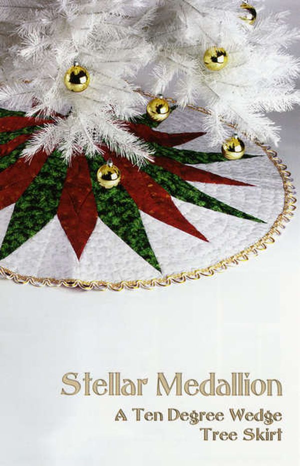 Stellar Medallion Tree Skirt Quilt Pattern by Cheryl Phillips of Phillips Fiber Art