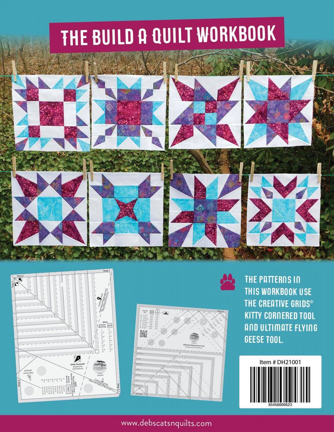 The Build a Quilt Workbook by Deb Heatherly of Deb's Cats N Quilts