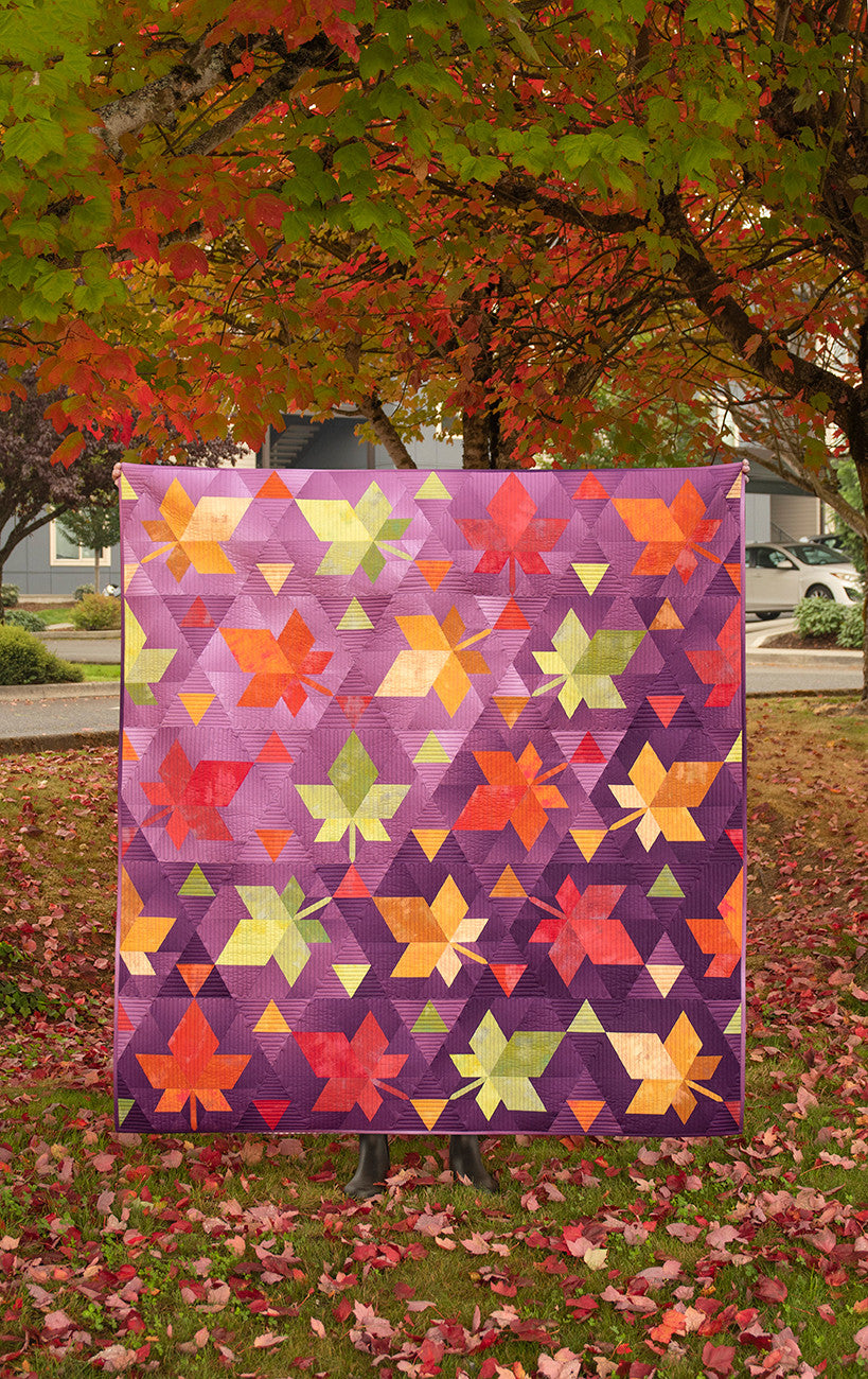 Fall Foliage Quilt Pattern by Krista Moser for The Quilted Life