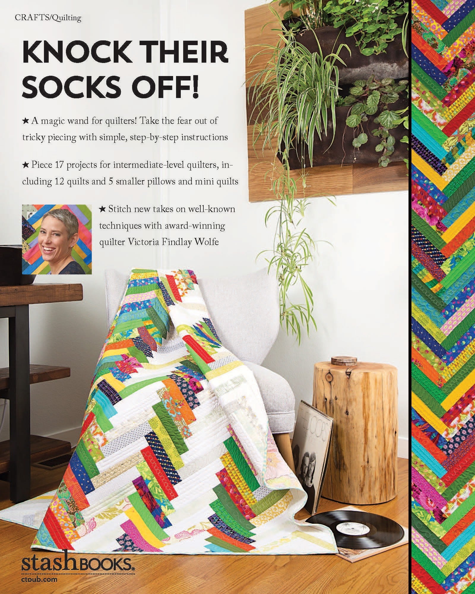 Modern Quilt Magic Quilt Pattern Book by Victoria Findlay Wolfe for Stash Books