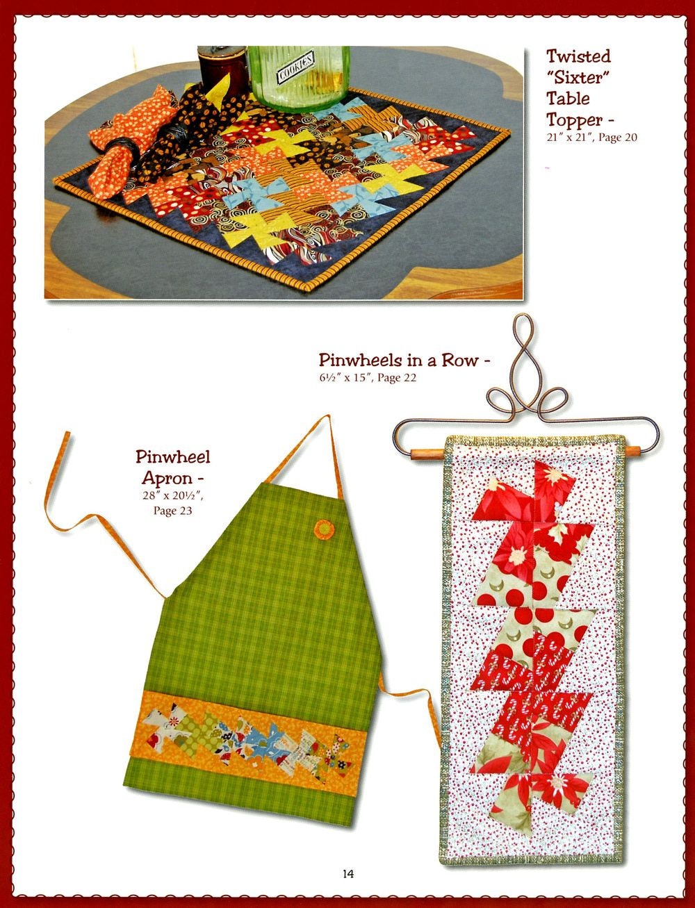 Let's Twist Quilt Pattern Book by Marsha Bergren for Twister Sisters