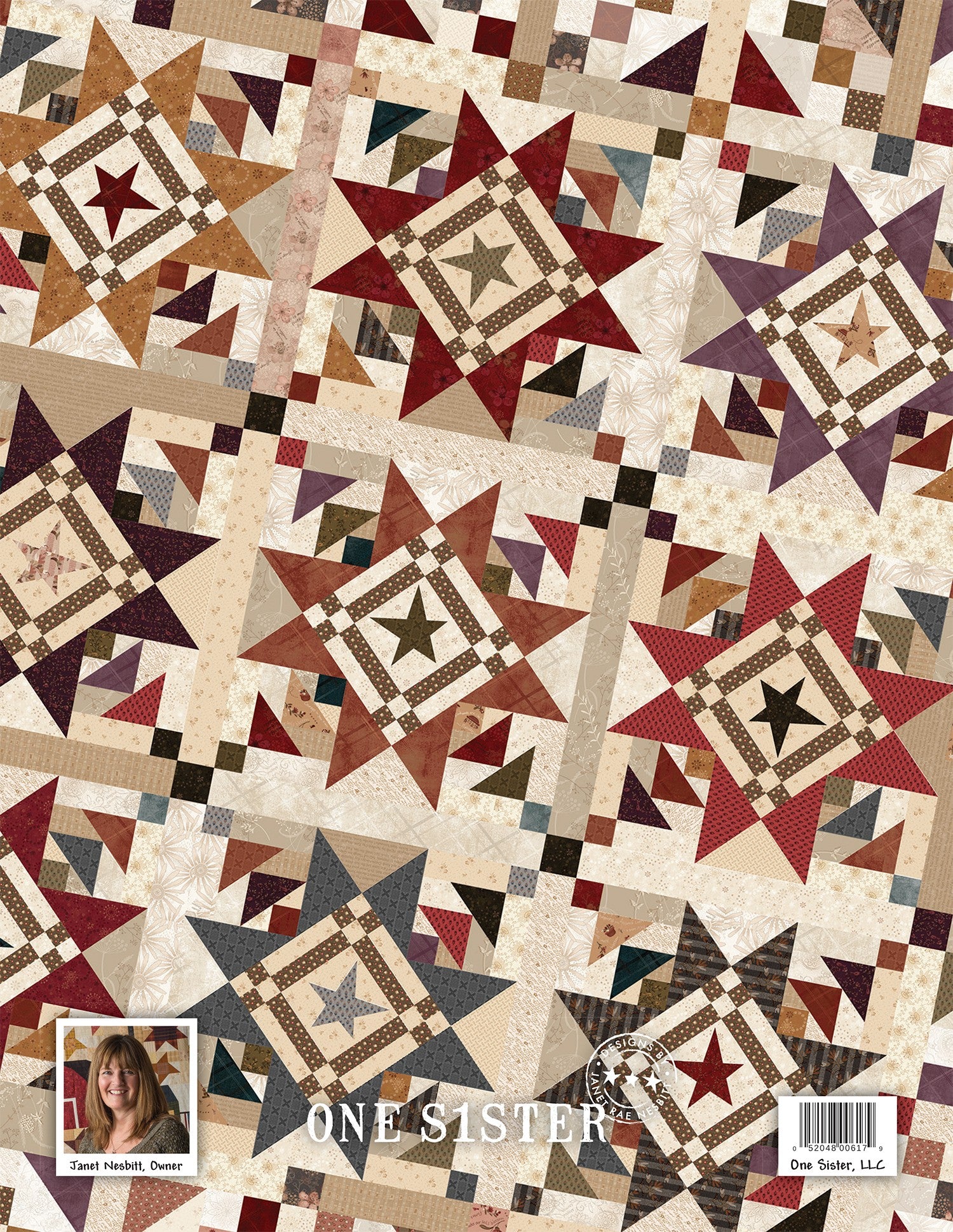 Crazy-Licious Scrappy Quilts Pattern Book by Janet Nesbitt of One Sister Designs