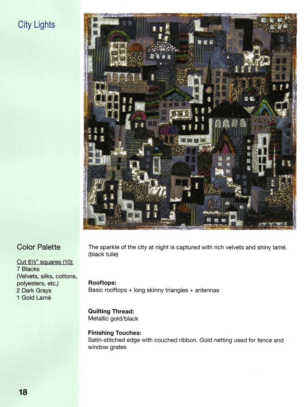 Happy Villages Expanded Updated Edition Quilt Pattern Book by Karen Eckmeier of The Quilted Lizard