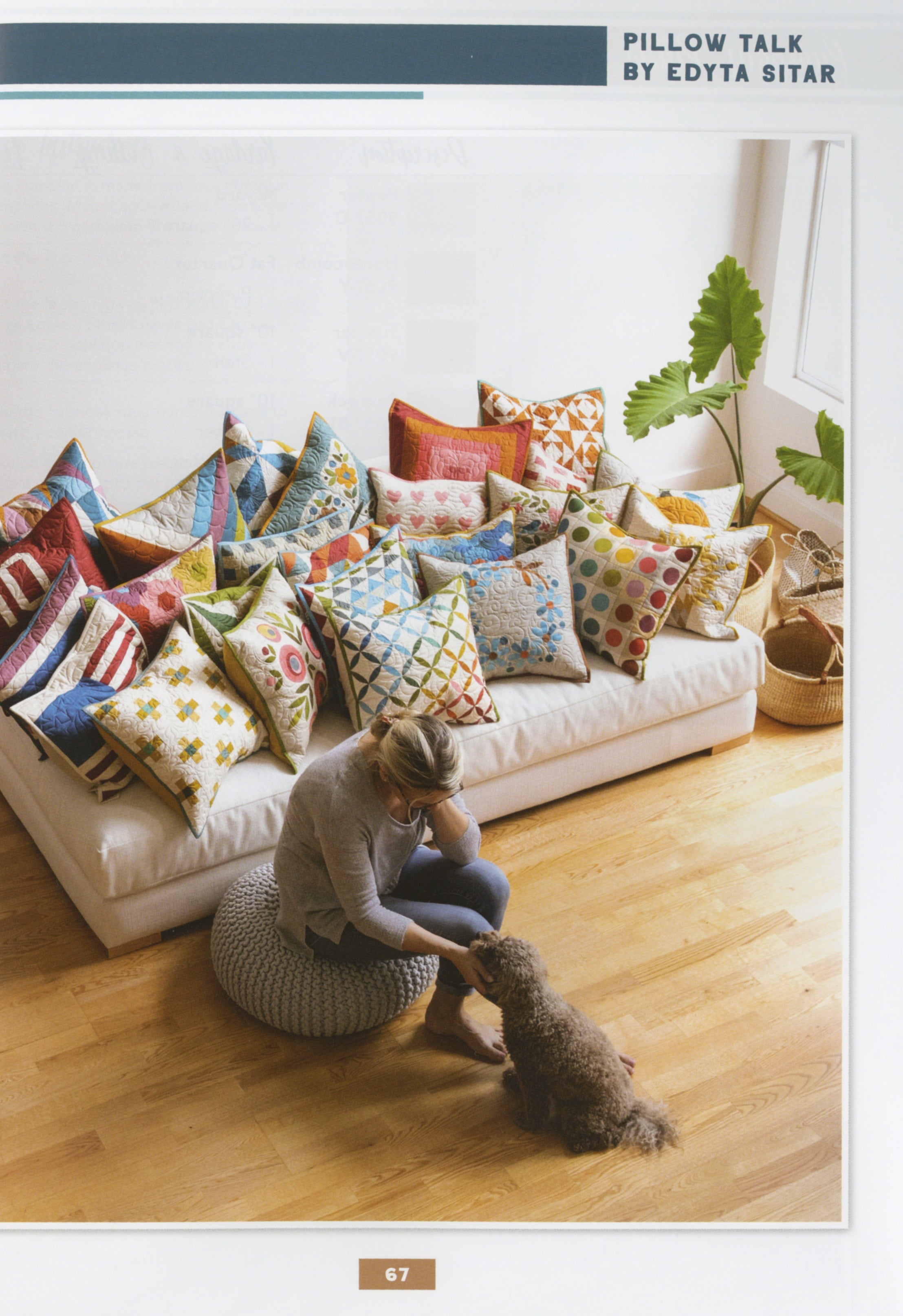 Pillow Talk Quilt Pattern Book by Edyta Sitar for It's Sew Emma