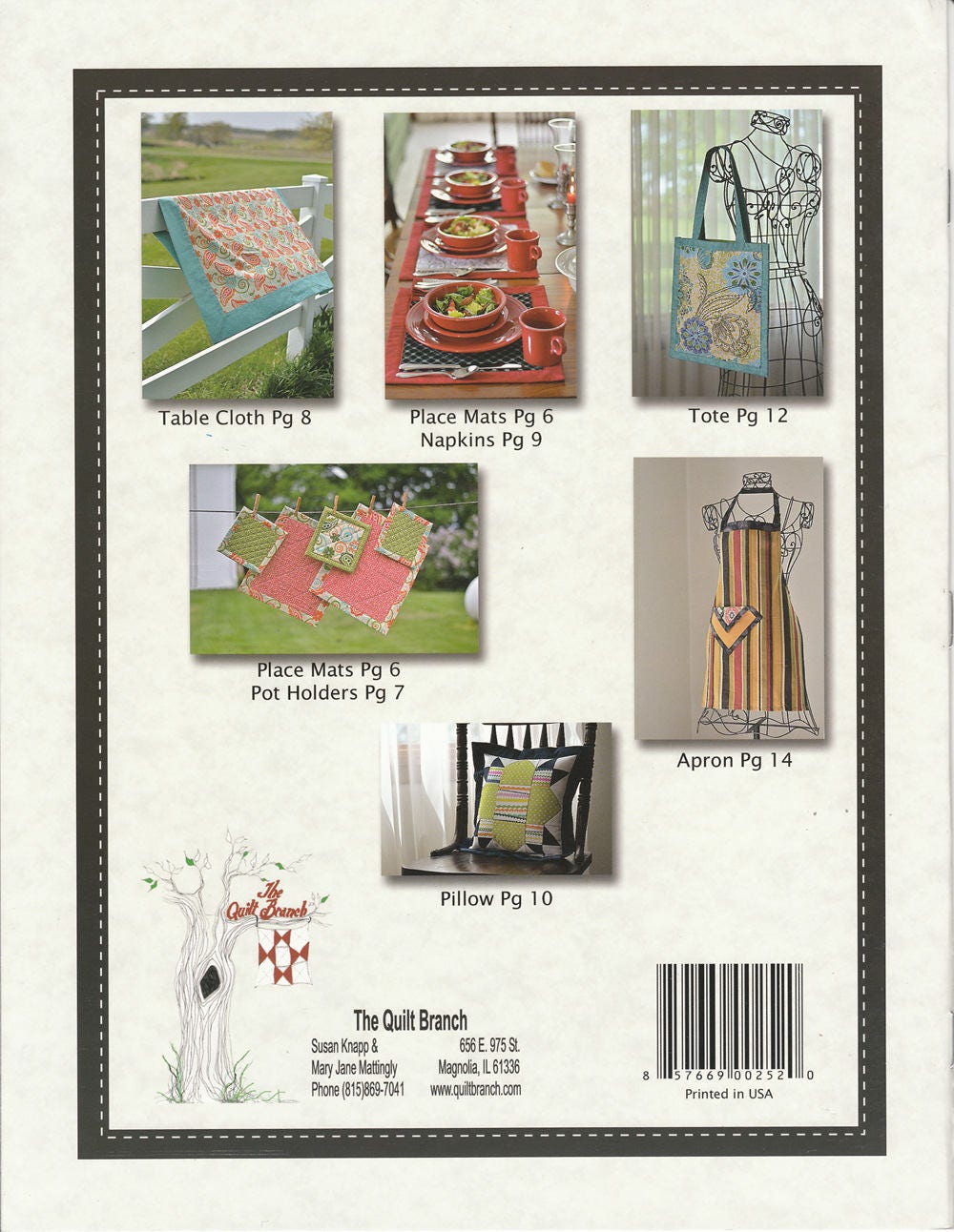 I've Been Framed Quilt Pattern Book by Susan Knapp of The Quilt Branch