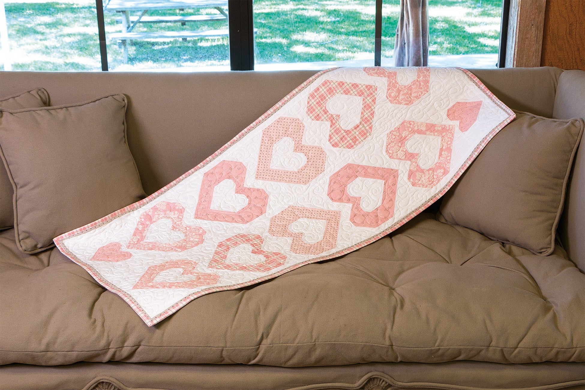 Tablerunner Bliss Quilt Pattern Book by Sherri Falls For It's Sew Emma