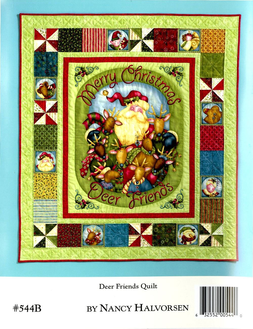 Jingle All The Way Quilt Pattern Book by Nancy Halvorsen of Art to Heart
