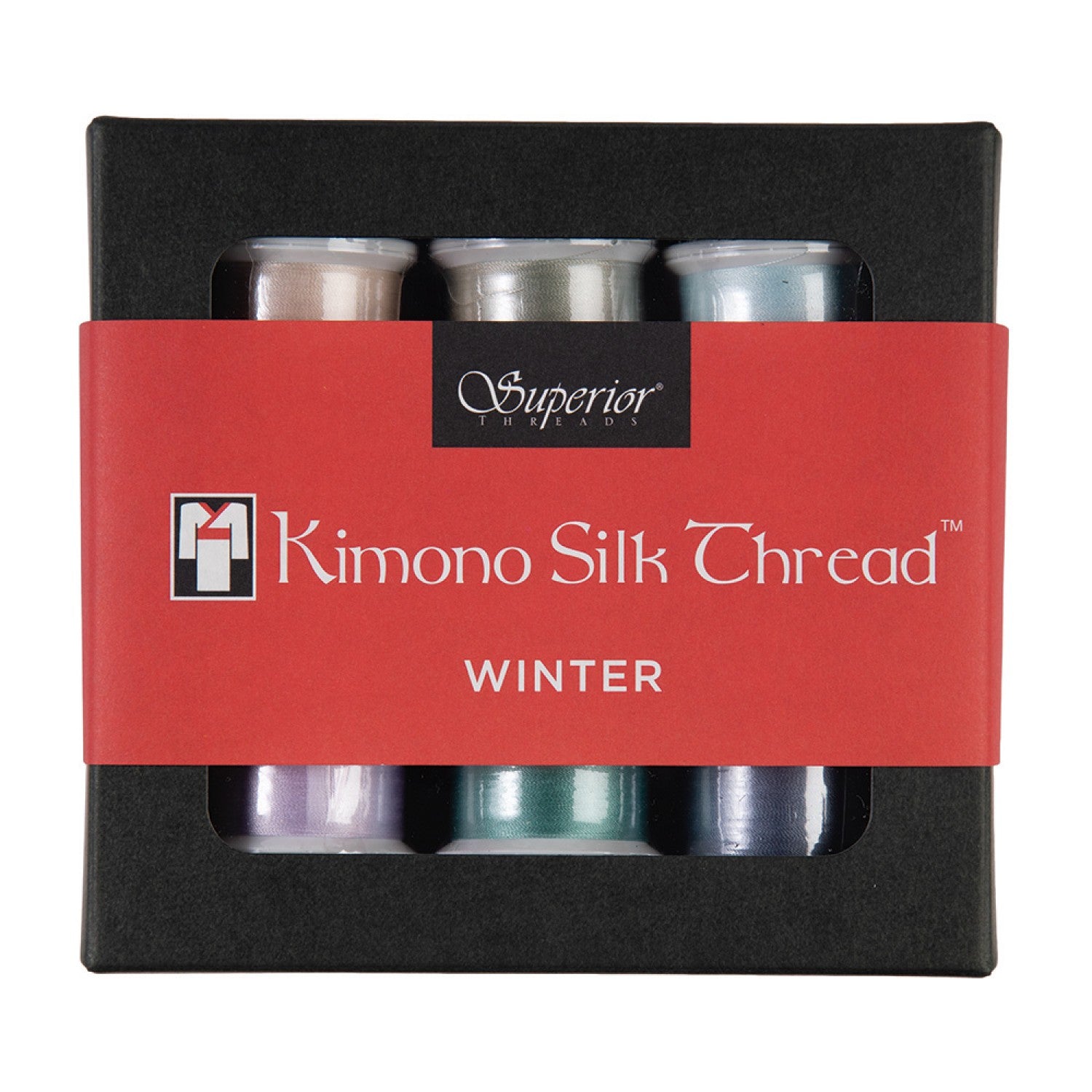 Kimono Silk 6-Spool Thread Set Winter Collection by Superior Threads