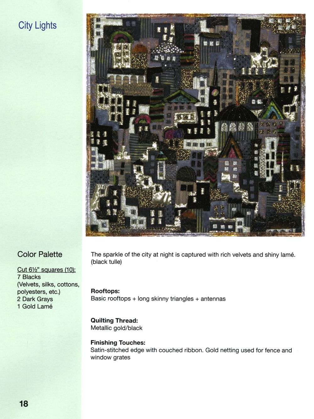 Happy Villages Expanded Updated Edition Quilt Pattern Book by Karen Eckmeier of The Quilted Lizard