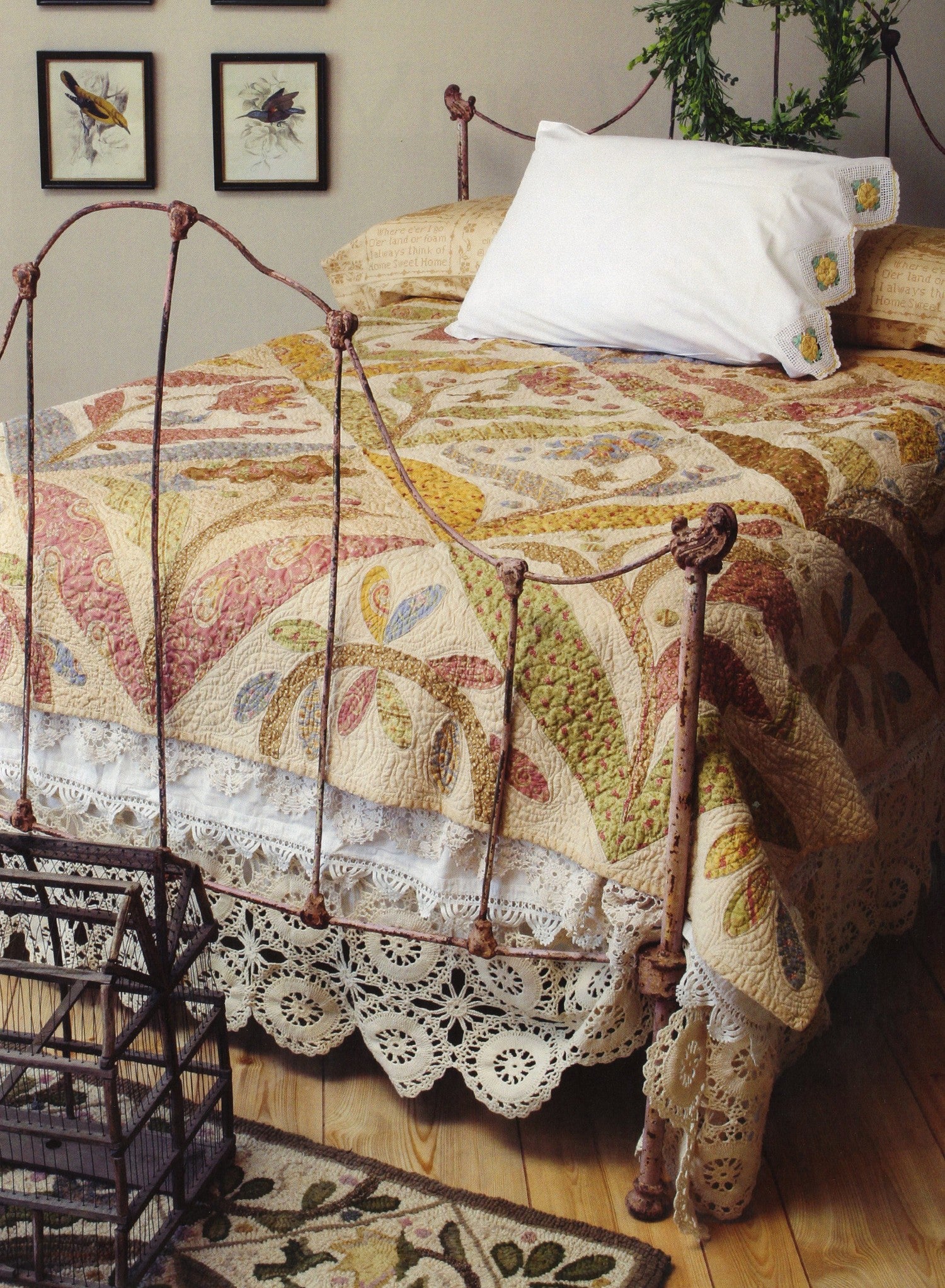 In Full Bloom Applique Quilt Pattern Book by Barb Adams and Alma Allen of Blackbird Designs