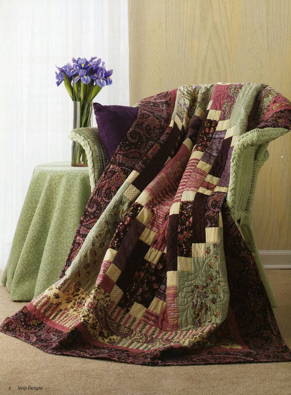 Strip Delight Quilt Pattern Book by Suzanne McNeill for Design Originals