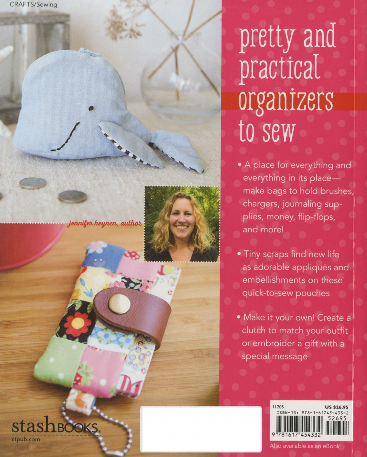 Sew Small 19 Little Bags Sewing Pattern Book by Jennifer Heynen for Stash Books