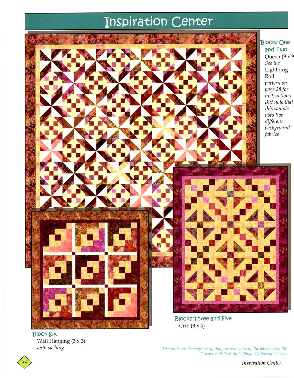 Strip Six Quilt Pattern Book by Daniela Stout of Cozy Quilt Designs