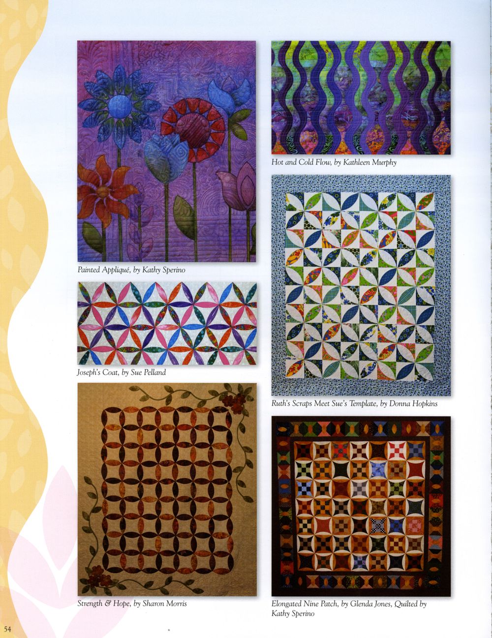 Rotary Cut Applique Using Leaves Galore Quilt Templates Quilt Book by Sue Pelland - Dings & Dents