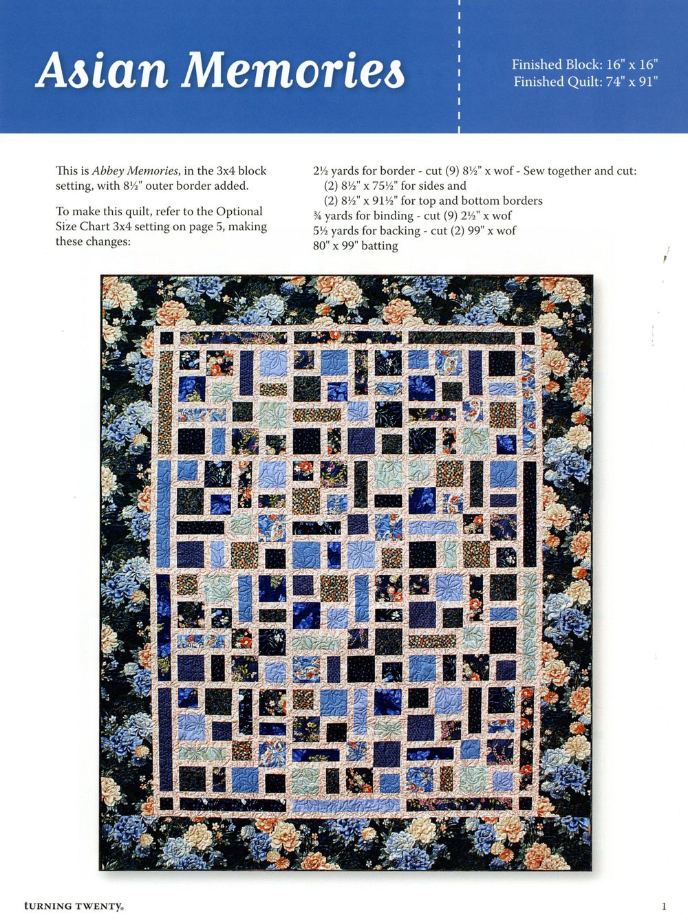 Turning Twenty Stained Glass And Scraps Quilt Pattern Book by Tricia Cribbs of Friendfolks - Dings & Dents