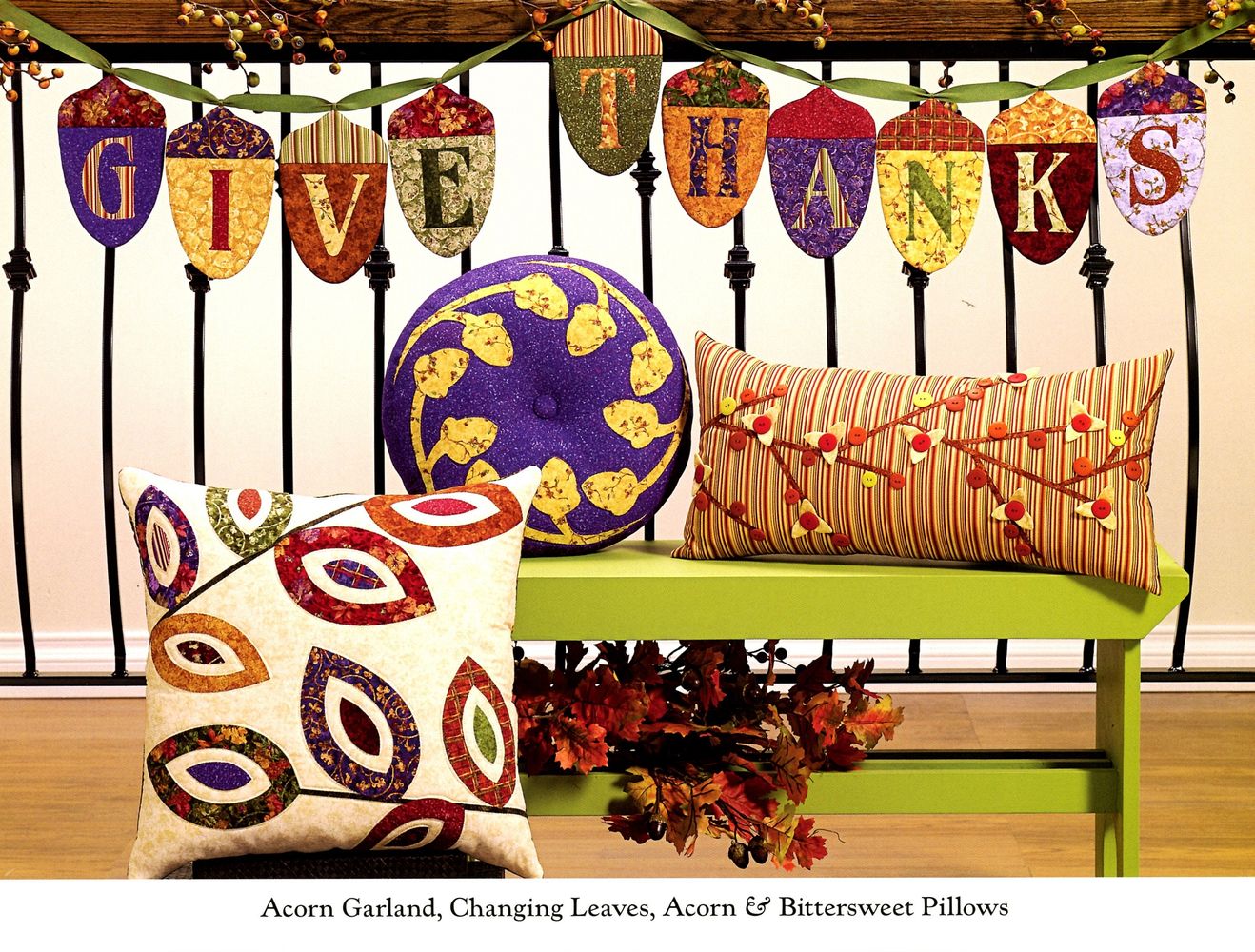 Bittersweet Quilt Pattern Book by Nancy Halvorsen of Art to Heart