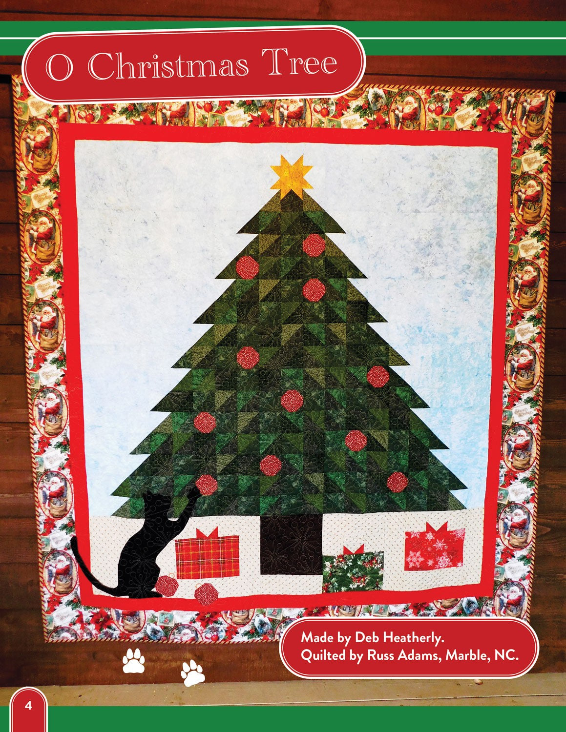 Quilted Occasions Quilt Pattern Book by Deb Heatherly of Deb's Cats N Quilts