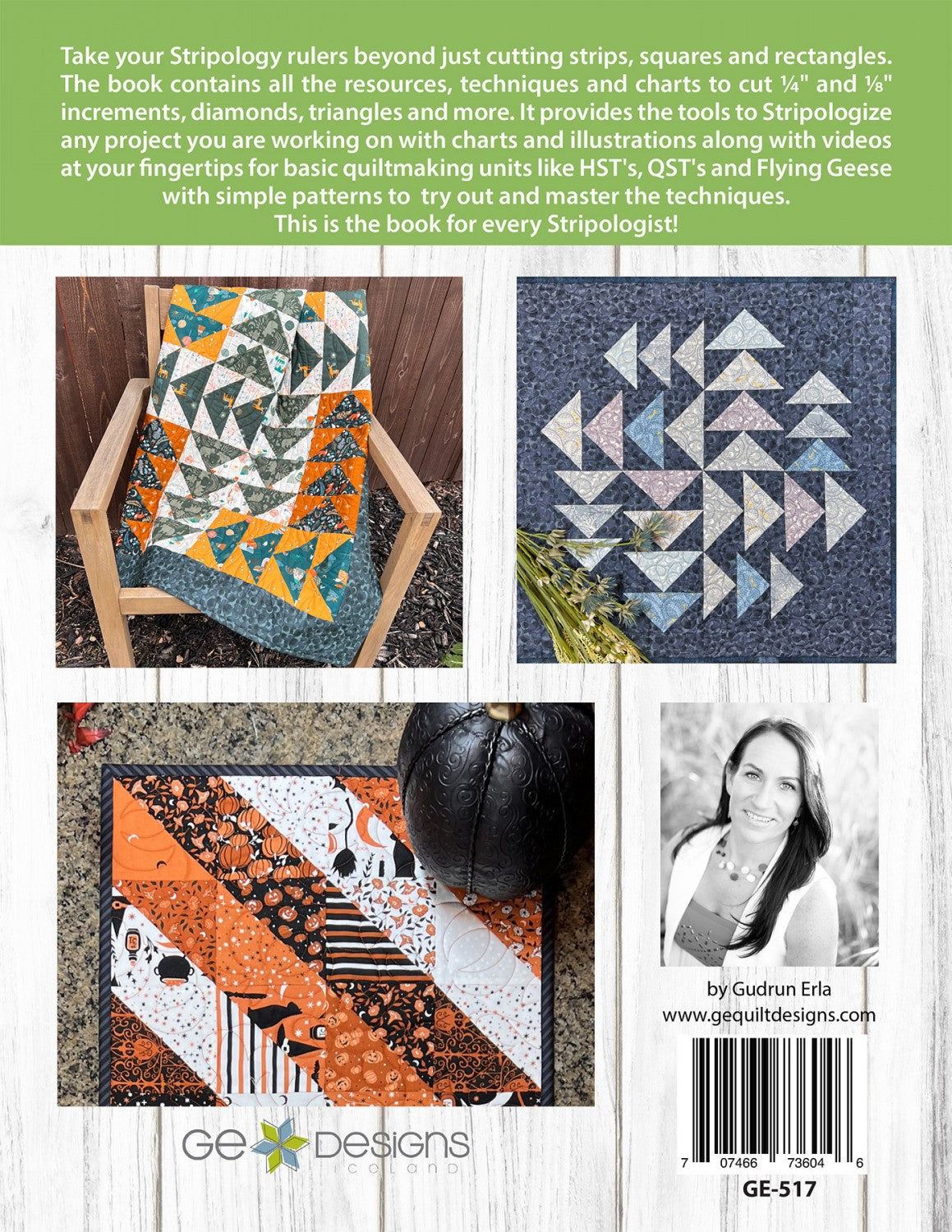 Master Your Stripology Rulers Book by Gudrun Erla of G.E. Designs