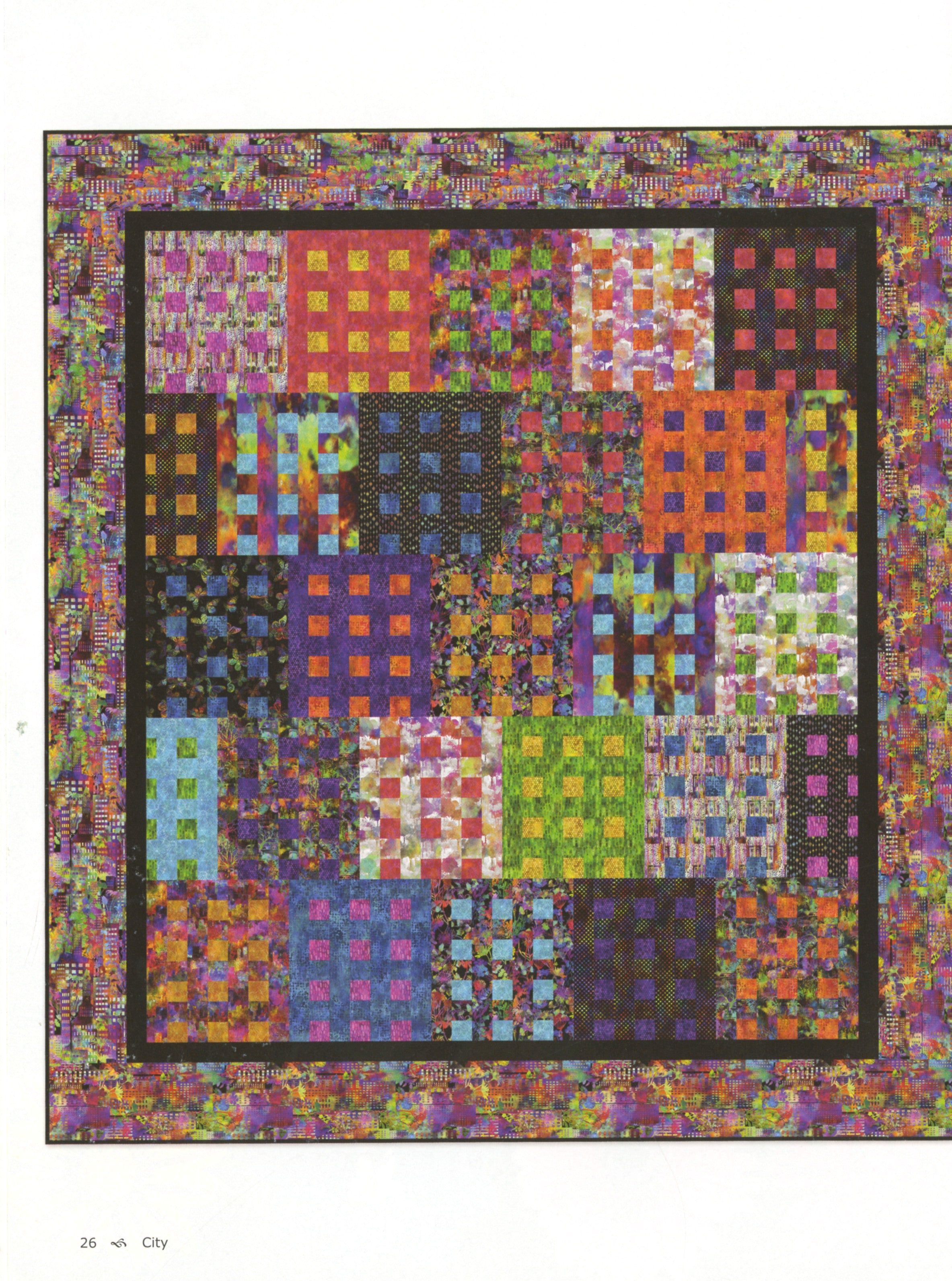 Urban Jungle Quilts Pattern Book by Jason Yenter for In The Beginning Fabrics