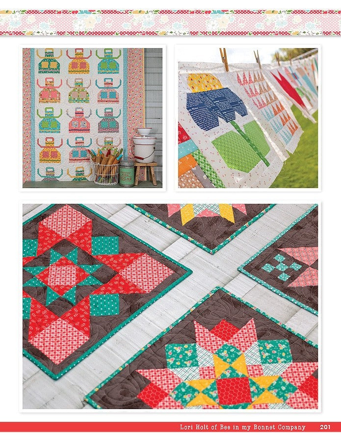 Farm Girl Vintage 2 Quilt Pattern Book by Lori Holt for It's Sew Emma