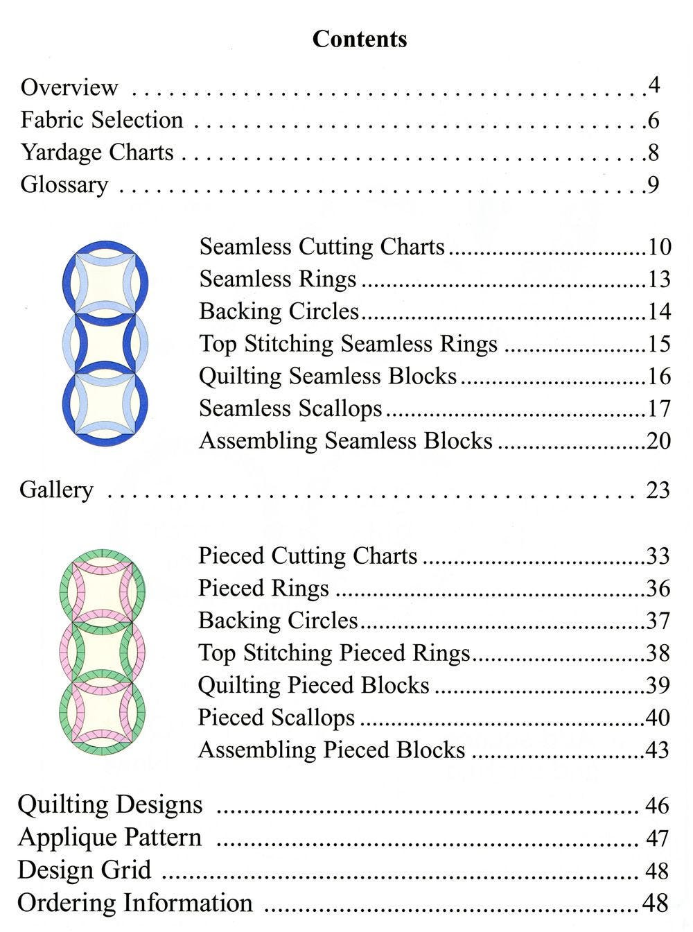 Rings that Bind Quilt Book and Tool by Cheryl Phillips of Phillips Fiber Art