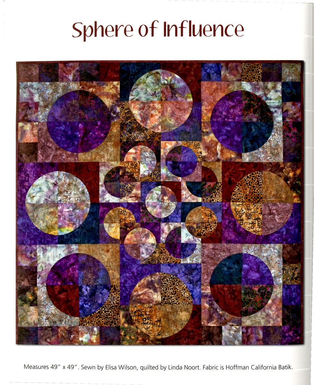 Crazy Curves Continues Quilt Pattern Book By Elisa Wilson of Backporch Design