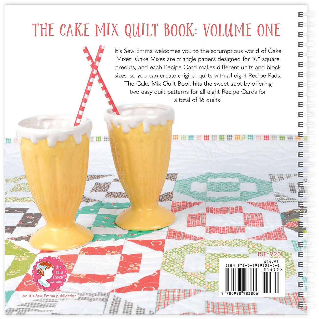 The Cake Mix Quilt Book Volume One by Kimberly Jolly for It's Sew Emma