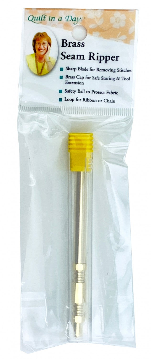 Brass Seam Ripper Sewing Tool by Quilt In A Day