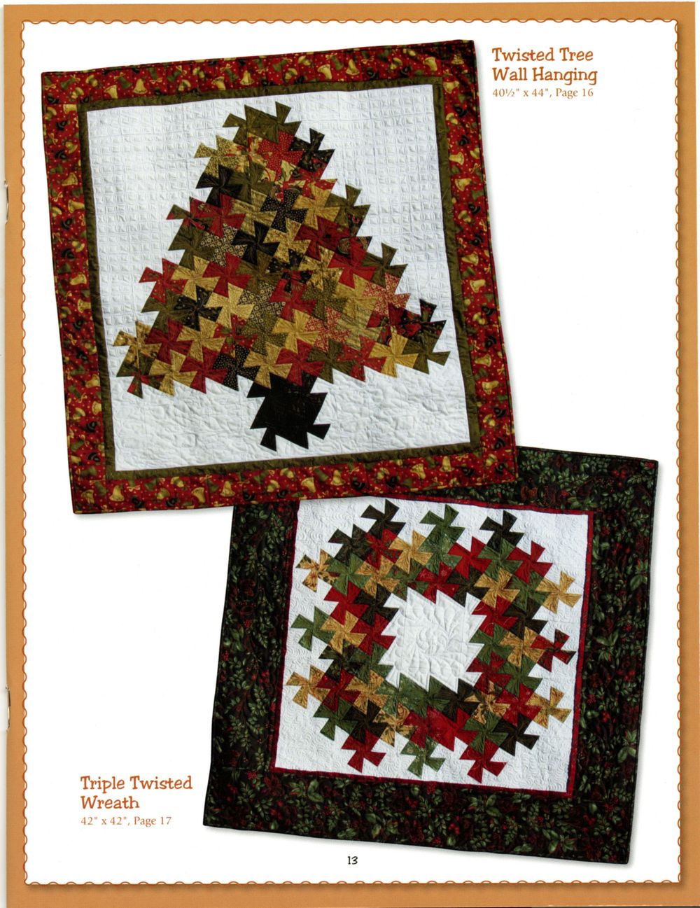 Let's Twist One More Time Quilt Pattern Book by Marsha Bergren for Twister Sisters