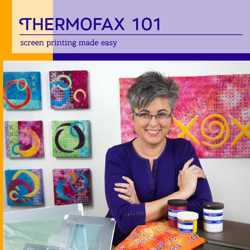 Thermofax 101: Screen Printing Made Easy Video on DVD with Lyric Kinard of Lyric Art