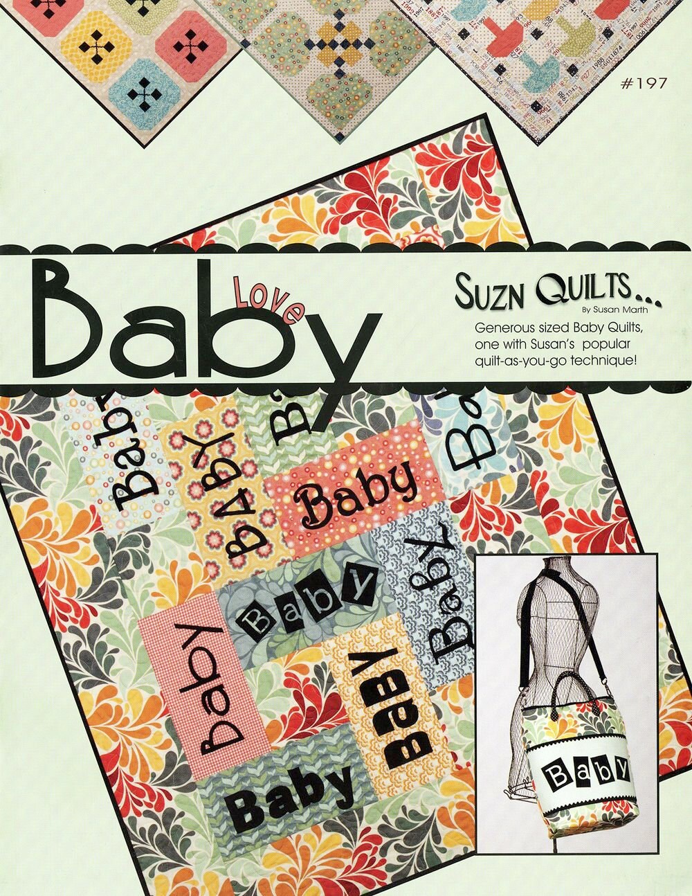 Baby Love Quilt Pattern Book by Susan Marth for Suzn Quilts