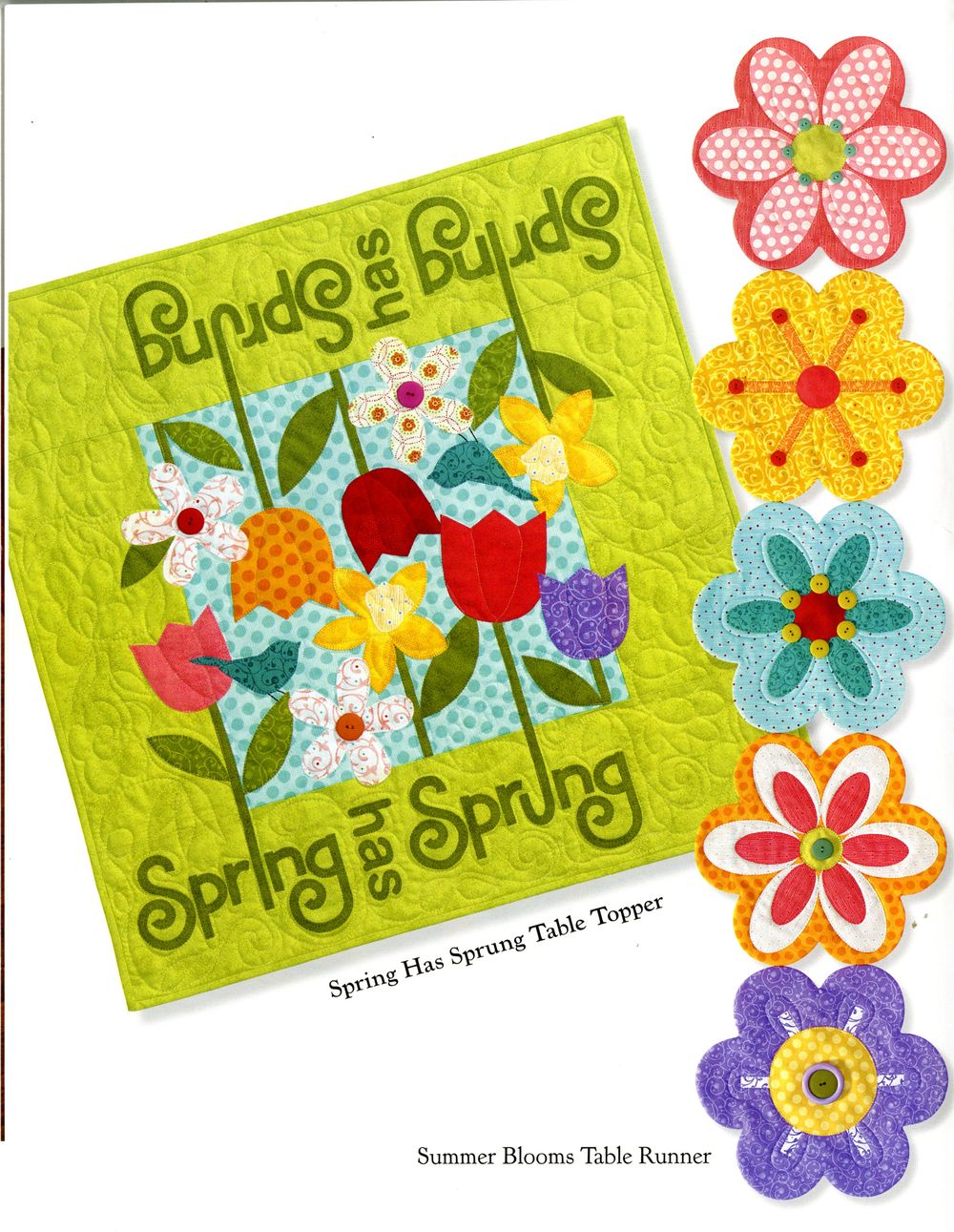 Table Please Part One Quilt Pattern Book by Nancy Halvorsen of Art to Heart