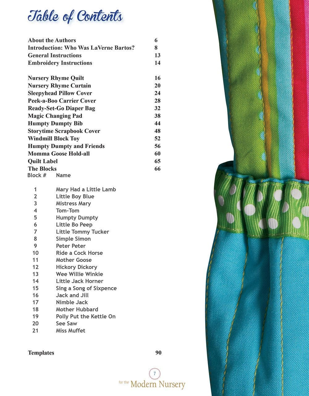 Stitches In Rhyme Quilt Pattern Book by Donna Di Natale for Kansas City Star Quilts