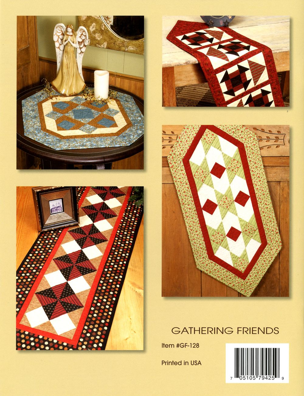 Runners, Etc. Quilt Pattern Book by Kathryn Squibb of Gathering Friends