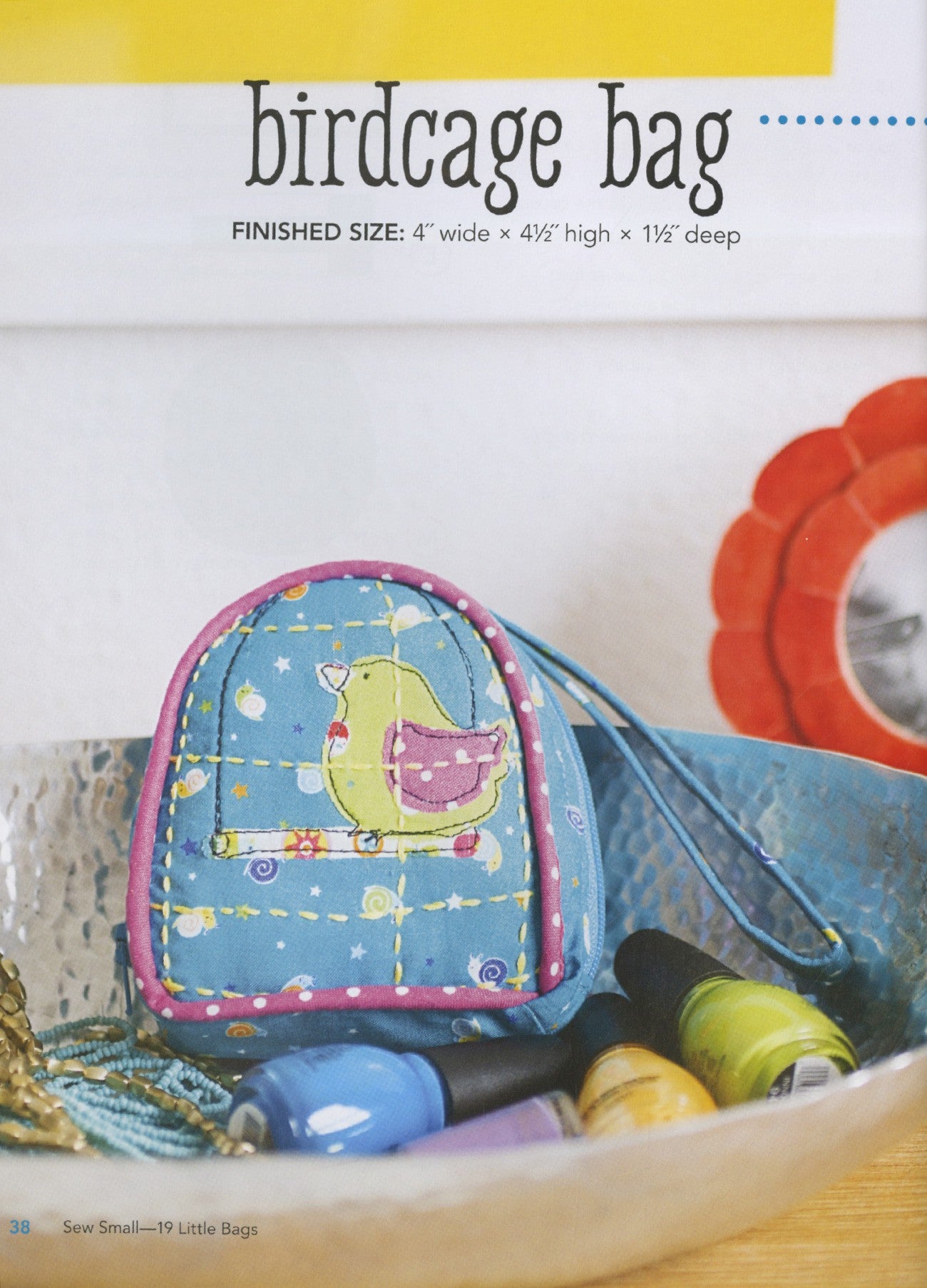 Sew Small 19 Little Bags Sewing Pattern Book by Jennifer Heynen for Stash Books