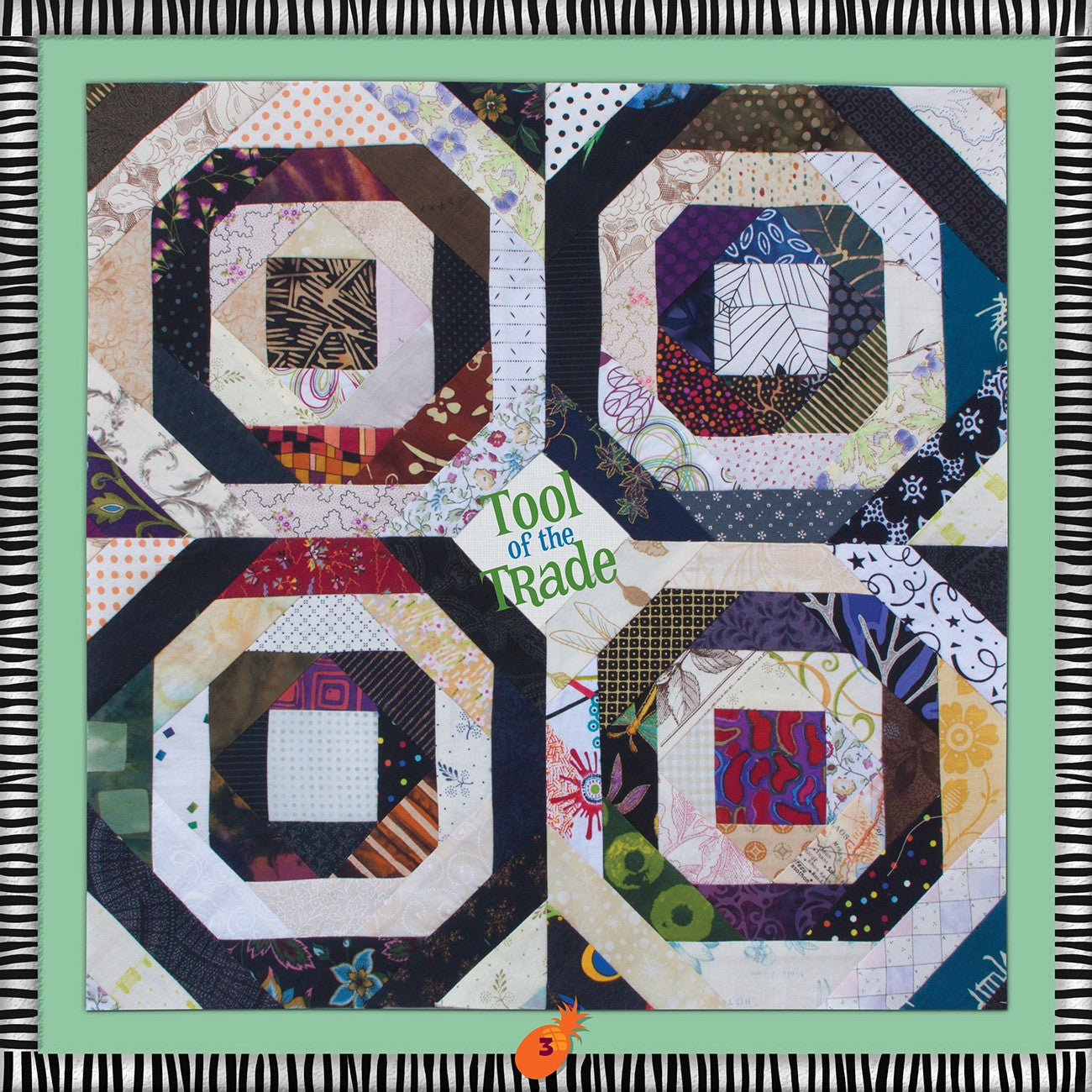 Trash To Treasure Pineapple Quilts 2 Quilt Pattern Book by Gyleen X Fitzgerald of Colourful Stitches
