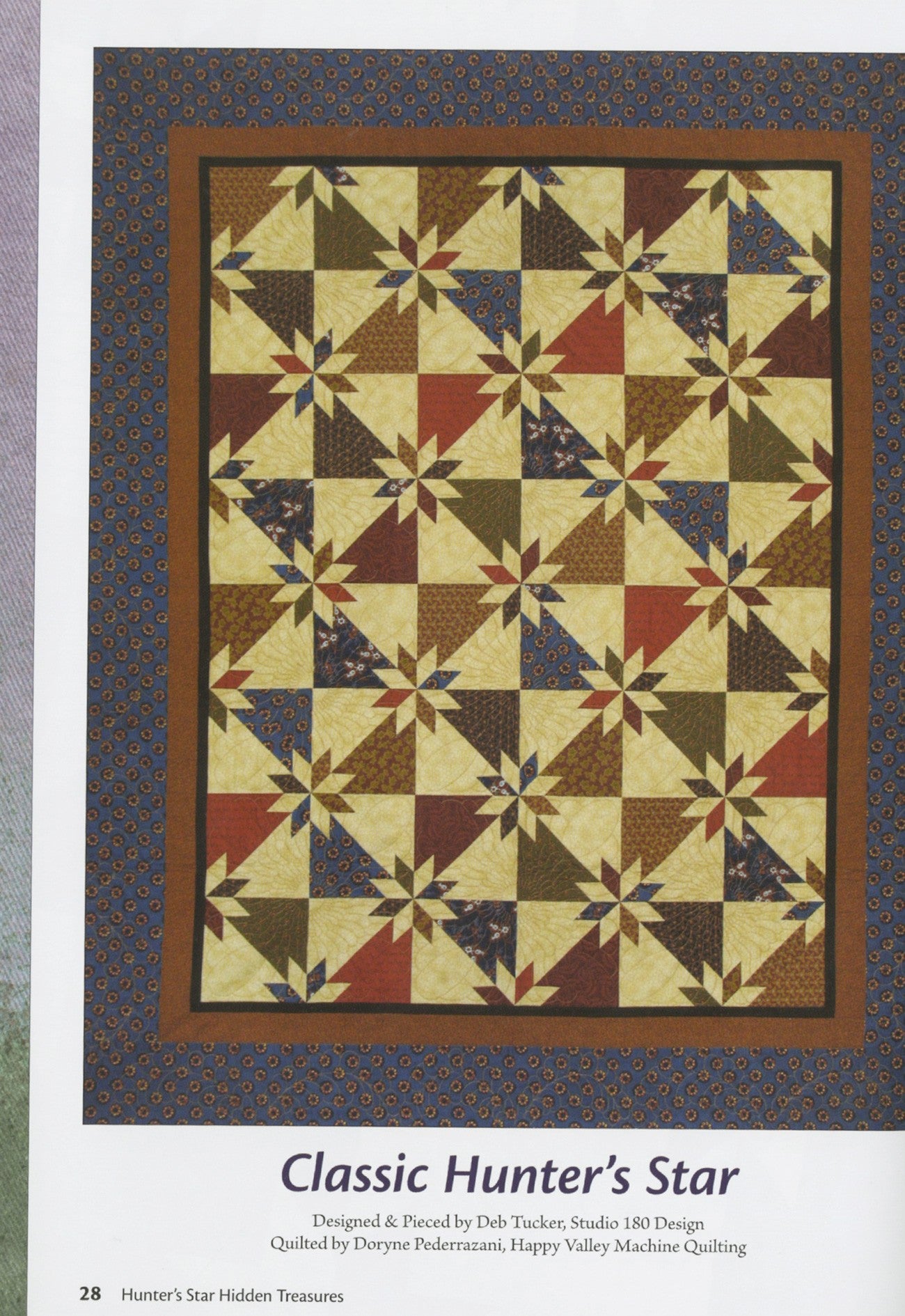 Hunter's Star Hidden Treasures Quilt Book by Deb Tucker for Studio 180 Design