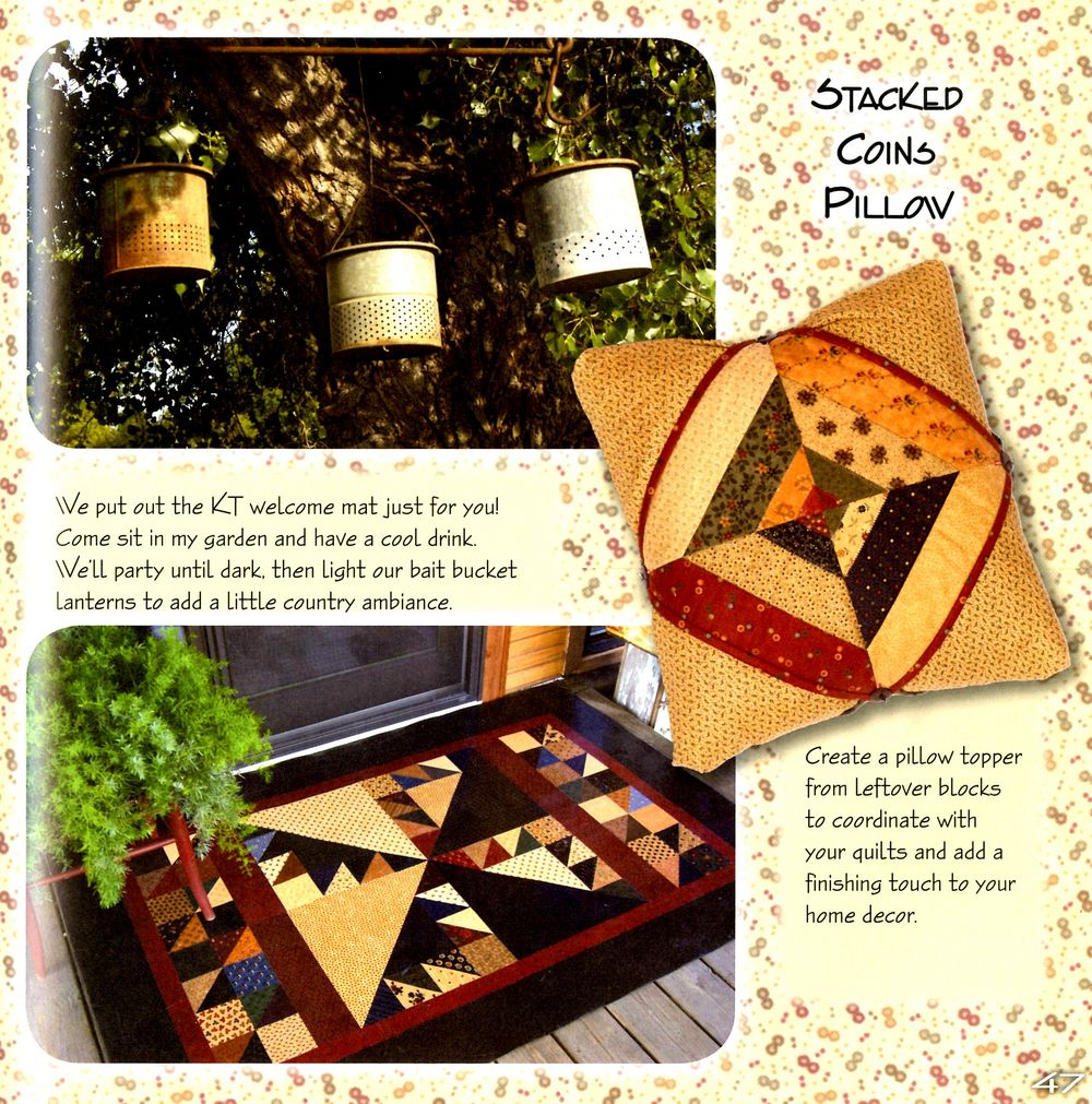 Loose Change Quilt Pattern Book by Lynne Hagmeier for Kansas Troubles Quilters