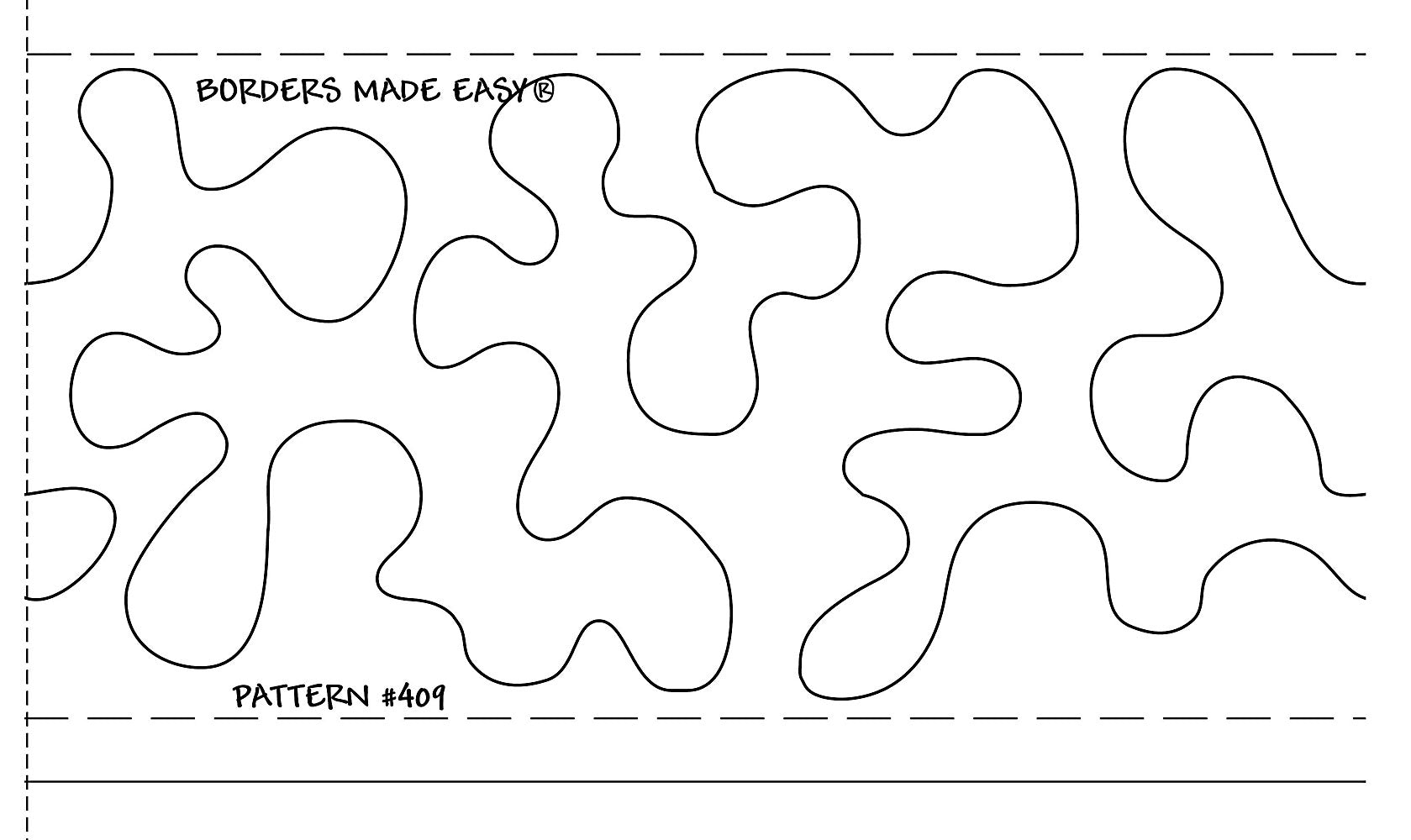 Quilt Pattern On A Roll Borders Made Easy Continuous Stipple Pattern 409 - 5 Inch By 26 Feet