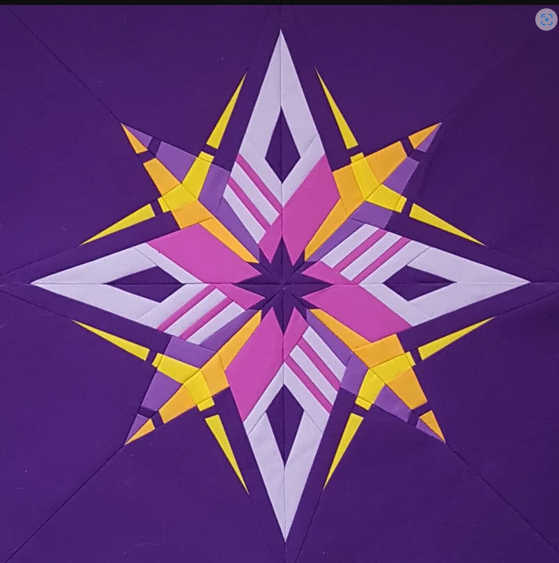 The Constellations Series of Paper Pieced Quilt Patterns by Cristina De Miranda of Ships and Violins