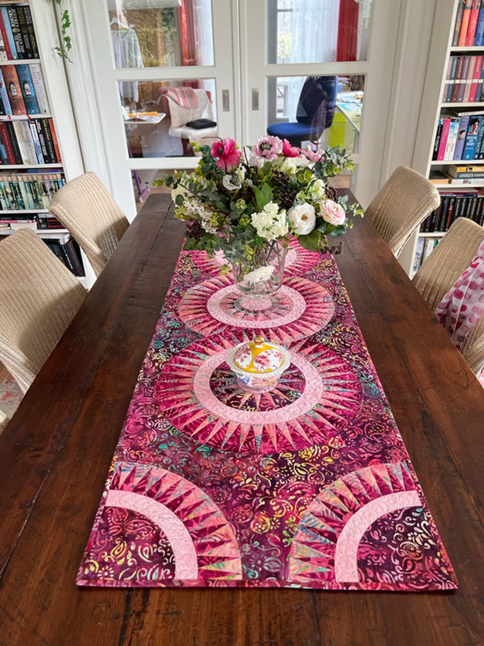 The Four Seasons Table Runner Spring Quilt Pattern by Jacqueline De Jonge of Becolourful