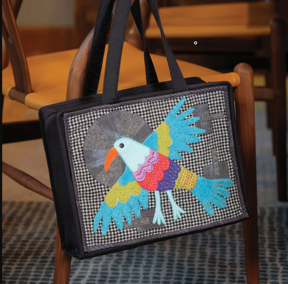 Of A Feather - Applique, Embroidery, and Quilt Pattern Book by Sue Spargo of Folk Art Quilts