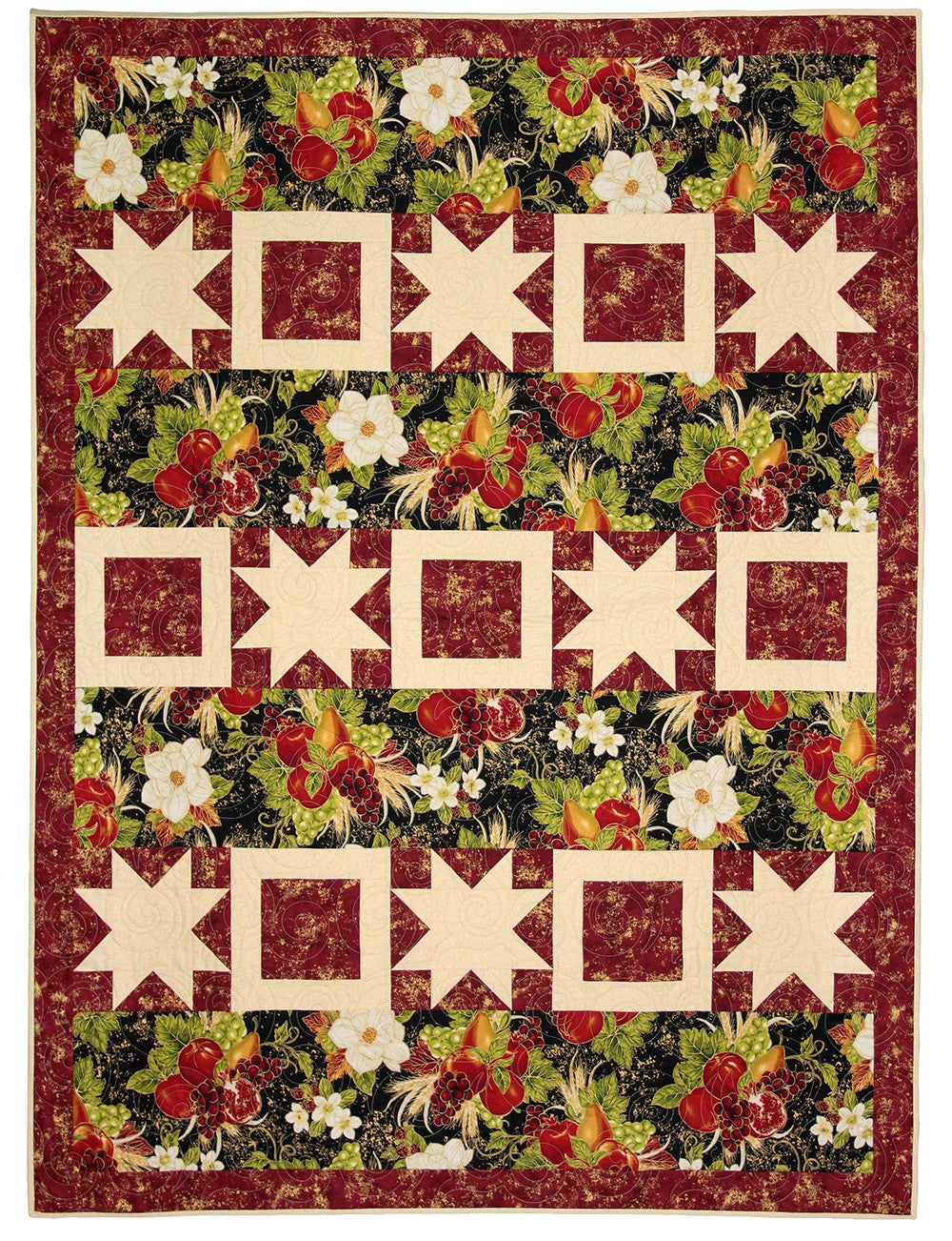The Magic of 3-Yard Quilts Pattern Book By Fran Morgan and Donna Robertson for Fabric Cafe