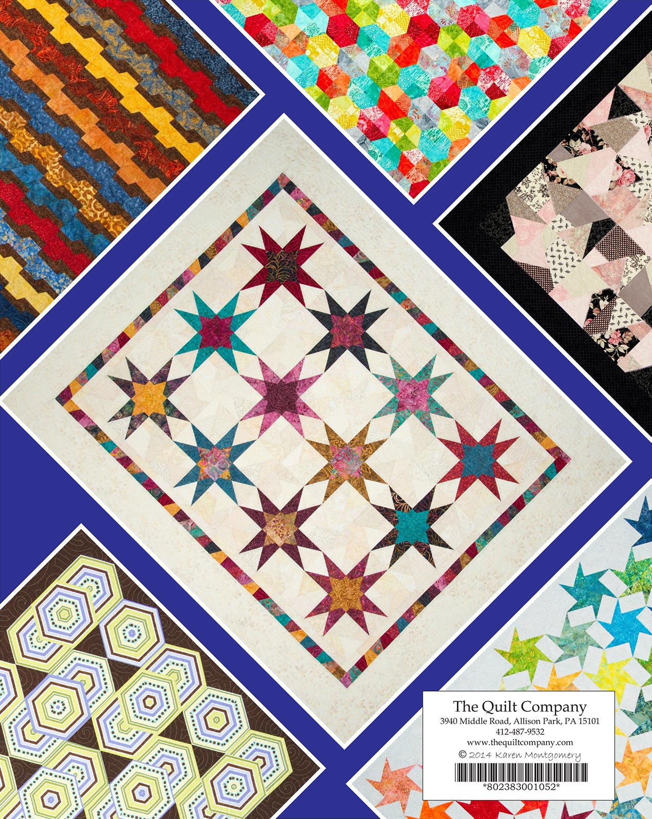 Scrap Crazy 6-Inch Quilt Pattern Book by Karen Montgomery of The Quilt Company